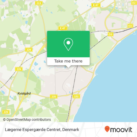 Lægerne Espergærde Centret map