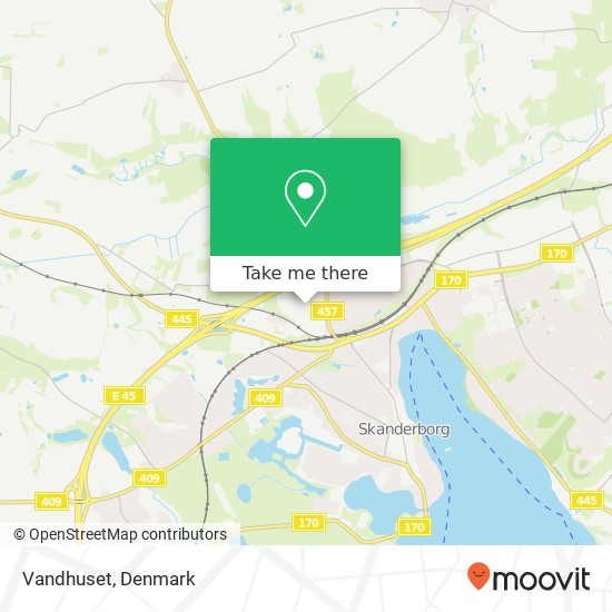 Vandhuset map