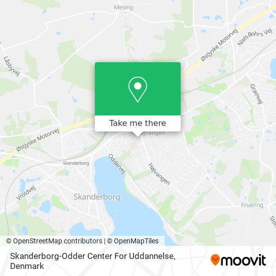 Skanderborg-Odder Center For Uddannelse map