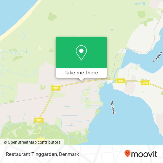 Restaurant Tinggården map