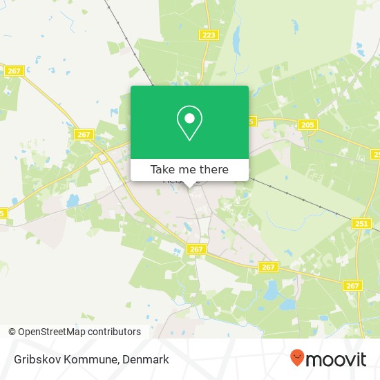 Gribskov Kommune map