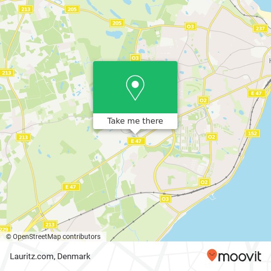 Lauritz.com map