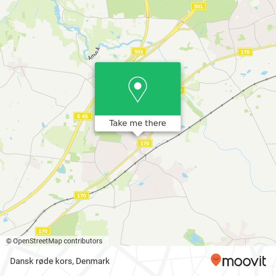 Dansk røde kors map