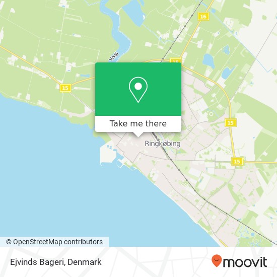 Ejvinds Bageri map