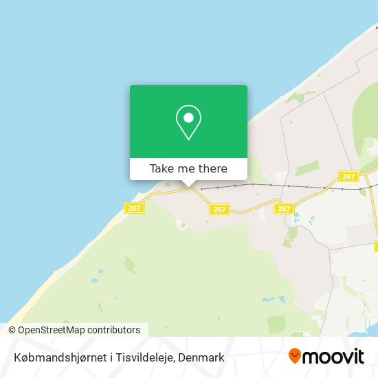 Købmandshjørnet i Tisvildeleje map