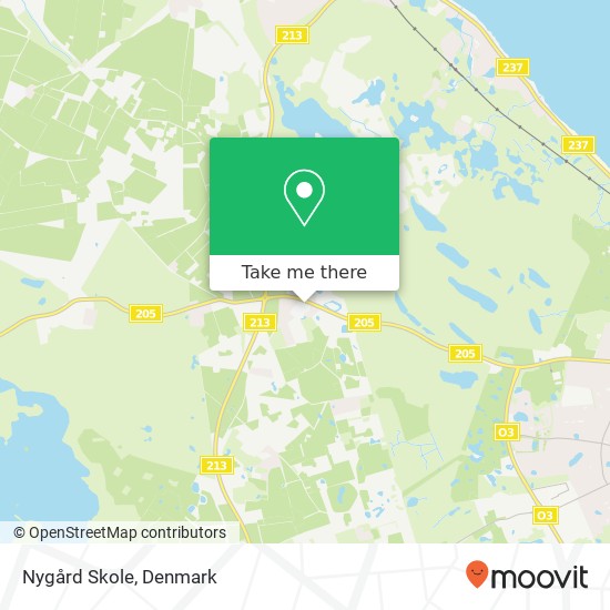 Nygård Skole map