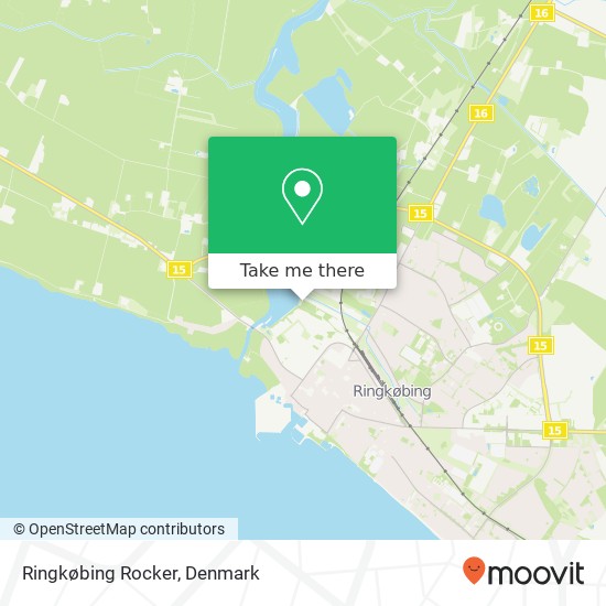 Ringkøbing Rocker map