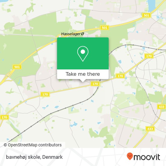 bavnehøj skole map