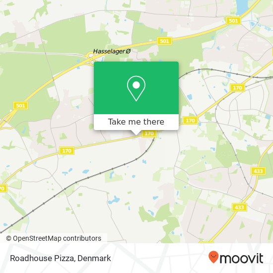 Roadhouse Pizza map