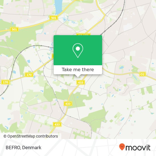 BEFRO map