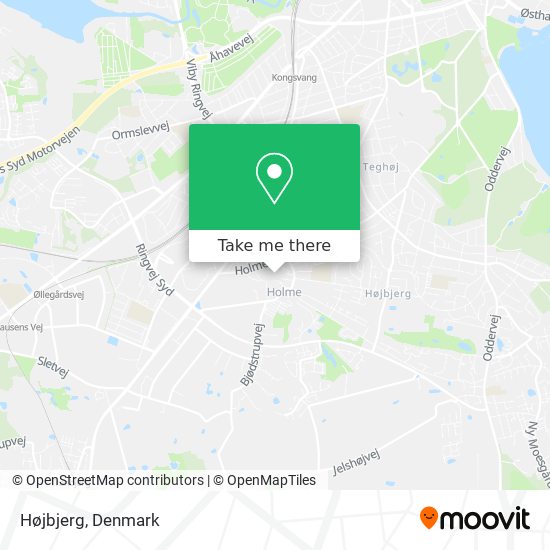 Højbjerg map