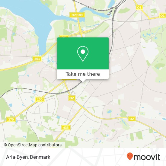Arla-Byen map