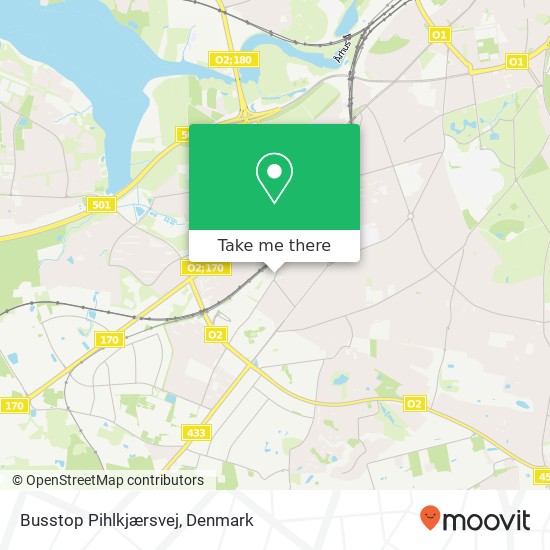 Busstop Pihlkjærsvej map