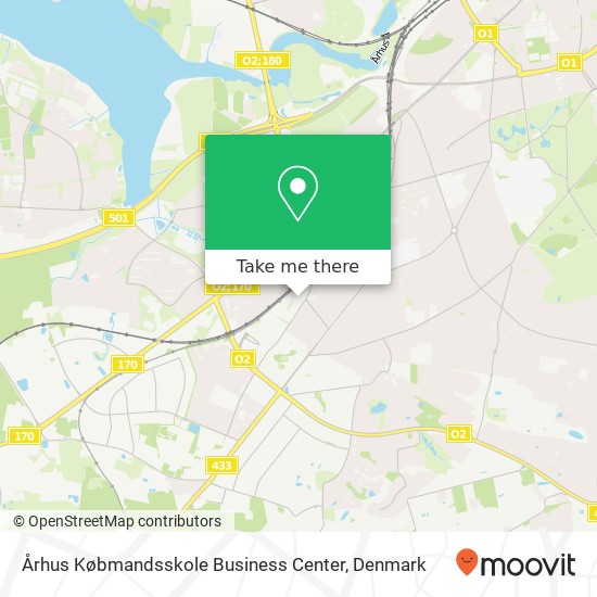 Århus Købmandsskole Business Center map