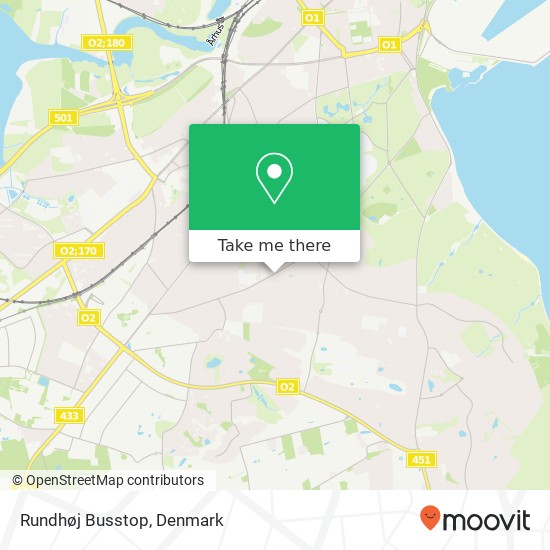 Rundhøj Busstop map