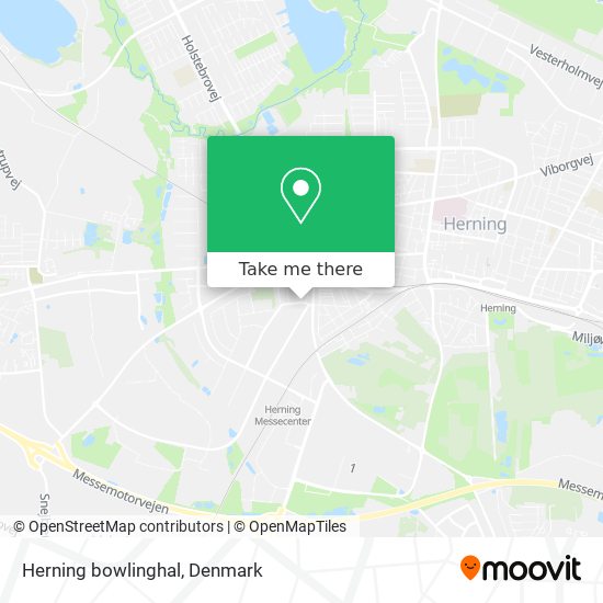 Herning bowlinghal map