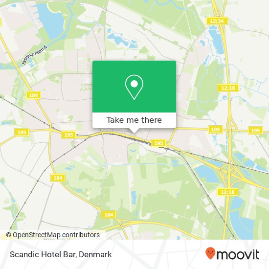 Scandic Hotel Bar map