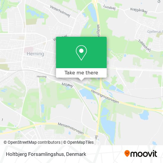Holtbjerg Forsamlingshus map