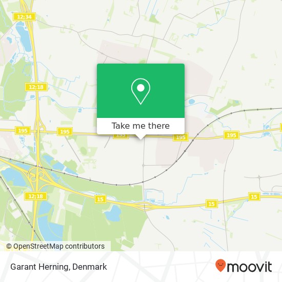 Garant Herning map