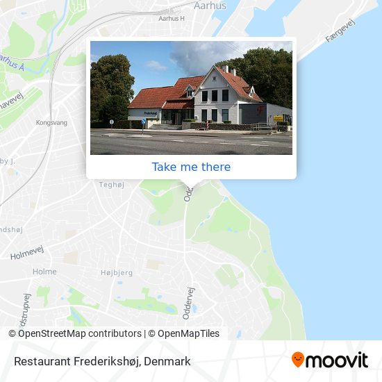 Restaurant Frederikshøj map
