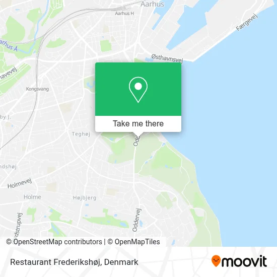 Restaurant Frederikshøj map