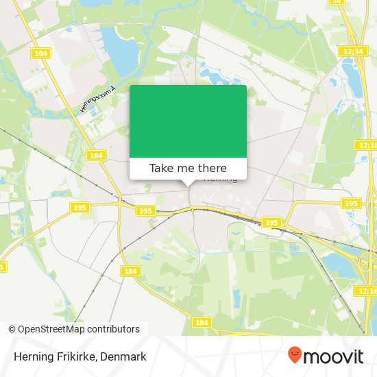 Herning Frikirke map