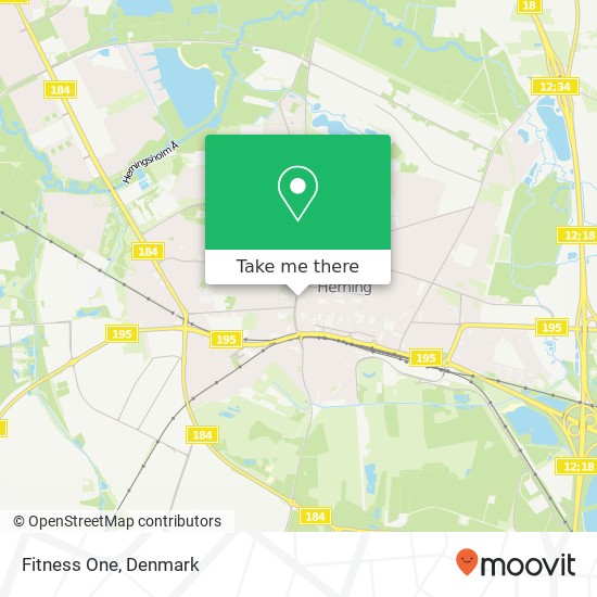 Fitness One map