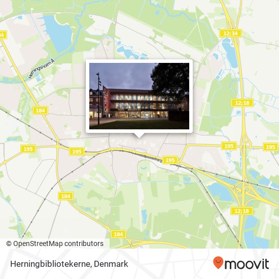 Herningbibliotekerne map