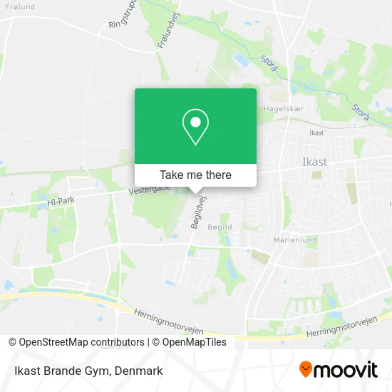 Ikast Brande Gym map