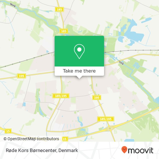 Røde Kors Børnecenter map