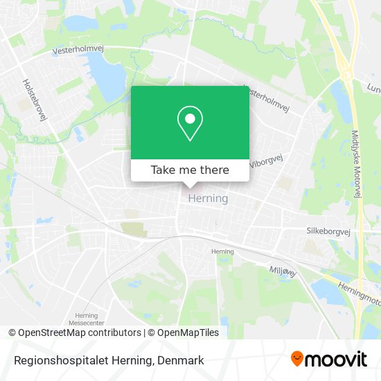 Regionshospitalet Herning map