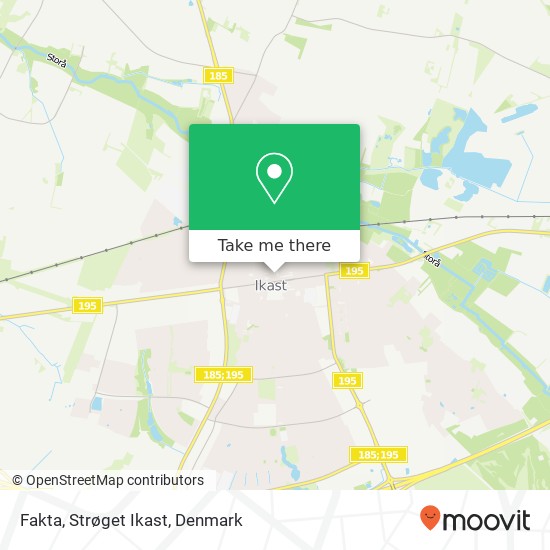 Fakta, Strøget Ikast map