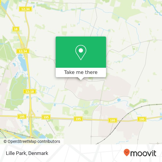 Lille Park map
