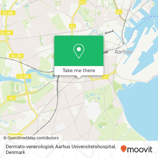 Dermato-venerologisk Aarhus Universitetshospital map