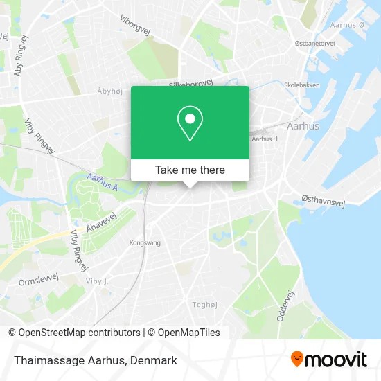 Thaimassage Aarhus map