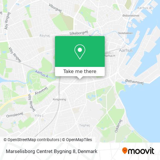 Marselisborg Centret Bygning 8 map