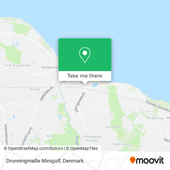 Dronningmølle Minigolf map