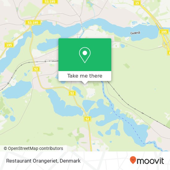 Restaurant Orangeriet map