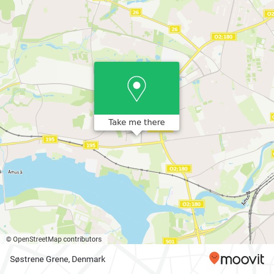 Søstrene Grene map