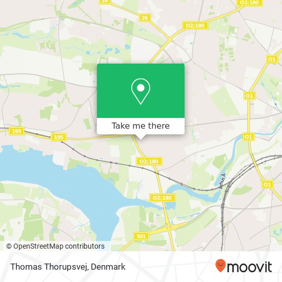 Thomas Thorupsvej map