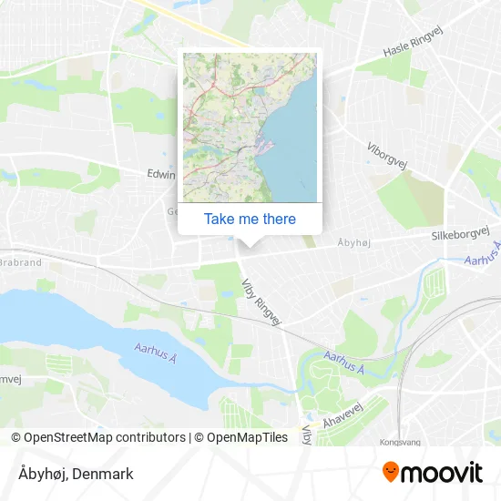 Åbyhøj map