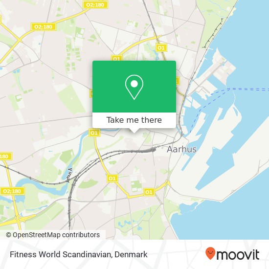 Fitness World Scandinavian map