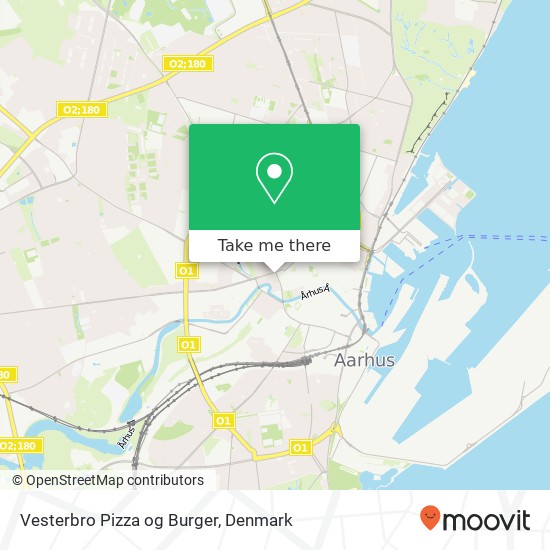 Vesterbro Pizza og Burger map