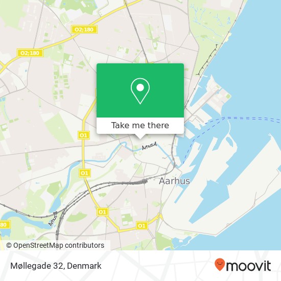 Møllegade 32 map