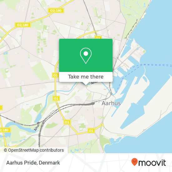 Aarhus Pride map