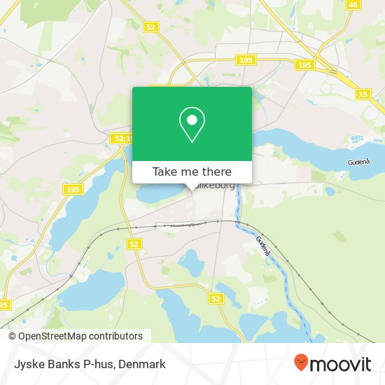 Jyske Banks P-hus map