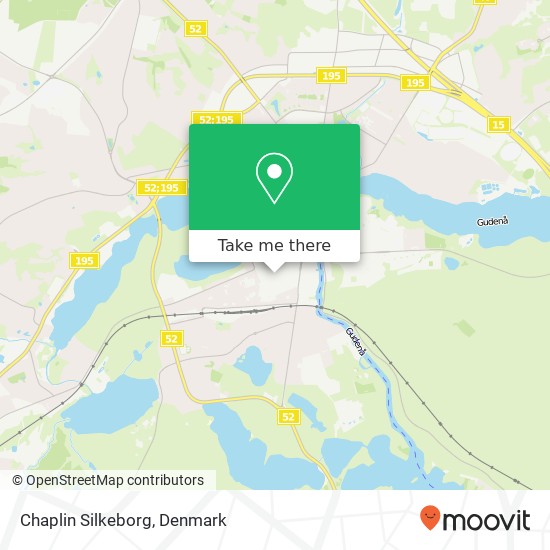 Chaplin Silkeborg map