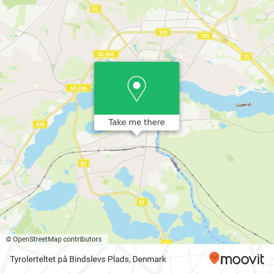 Tyrolerteltet på Bindslevs Plads map