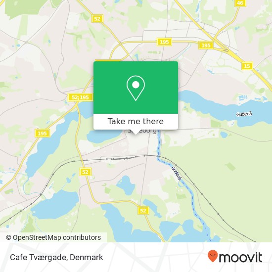 Cafe Tværgade map