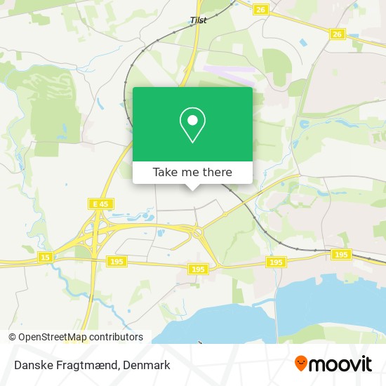 Danske Fragtmænd map